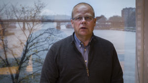 Simo Zitting, ordförande för Sjömansunionen. Simo Zittig, Merimies-Unionin puheenjohtaja