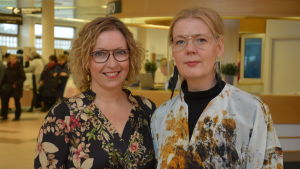 Terhi Ahosola och Virpi Kostiainen är båda företagare i Korpo. Företagarna Terhi Ahosola och Virpi Kosainen