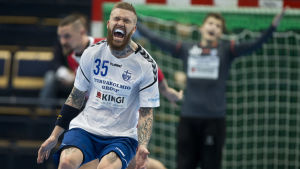Teemu Tamminen frustrerad, Finland-Slovakien, januari 2018.