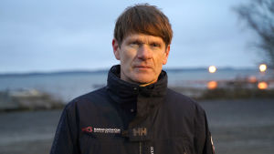 Marcus Grönholm säger att han är överraskad över det stora intresset för Ingåstrand. Marcus Grönholm.