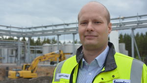 Kim Nylund är chef för investeringsprojektet. Kim Nylund, chef för investeringsprojekt vid Fermion i Hangö.