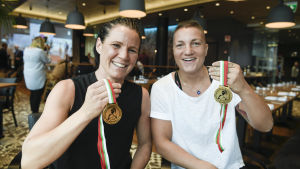Gulddamerna Potkonen och Gustafsson, Gulddamerna Potkonen och Gustafsson, boxning