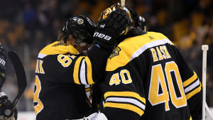 Boston Bruins har många potentiella OS-spelare. David Pastrnak och Tuukka Rask.