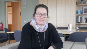 Cecilia Hägglund-Nygård. Vicerektor Cecilia Hägglund-Nygård vid gymnasiet i Jakobstad