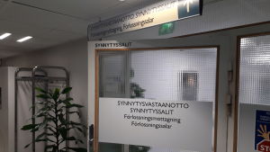 Förlossningsavdelningen på Mellersta Österbottens centralsjukhus. Förlossningen på Mellersta Österbottens centralsjukhus.