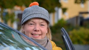 Annika Weckman undviker att använda sin egen bil då det är möjligt. Annika Weckman