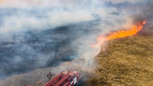 Brand i närheten av kärnkraftverket i Tjernobyl Brand i närheten av kärnkraftverket i Tjernobyl