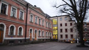 Tillbyggnaden till höger är från 1950-talet. Alexandersteatern på Bulevarden.