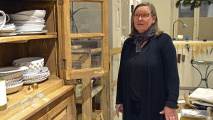 Anne-Marie Laaksonen är nöjd med slutresultatet efter renoveringen. Företagaren Anne-Marie Laaksonen