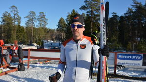 Tage Ray gillade den nya tävlingsbanan i Finby. Tage Ray vid FSSM i Pargas 2019.