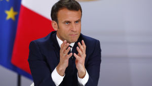 President Emmanuel Macron var inte nöjd med parlamentets beslut att rata hans första kandidat. Emmanuel Macron