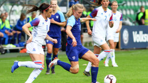 31-åriga Linda Sällström hör till de mest erfarna i den blåvita truppen. Linda Sällström.