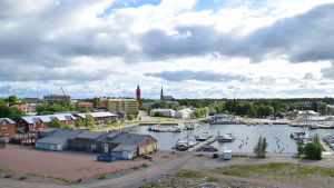 Det finns mycket att se på i Hangö. Utsikt från tornet på Drottningberg i Hangö.