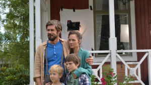 Bröderna Matti och Sami och föräldrarna Sulo och Anette. Matti och Sami och föräldrarna Sulo och Anette.