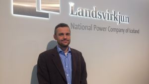 Óli Sveinsson vid Landsvirkjun Isländska elbolaget Landsvirkjuns vice VD Oli Sveinsson