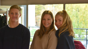Alexander Wettersten, Kiia Jalonen och Linda Pukari. Alexander Wettersten, Kiia Jalonen, Linda Pukari.