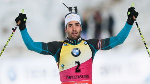 Martin Fourcade är överlägsen i skidskytte.