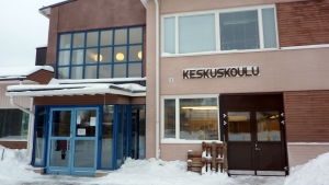 Den finskspråkiga skolan Keskuskoulu i Korsholm