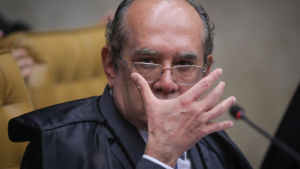 Domaren Gilmar Mendes var en av de fem domare som stödde ex-president Lula i Högsta domstolens omröstning. Domaren Gilmar Mendes var en av de fem domare som stödde ex-president Lula i Högsta domstolens omröstning