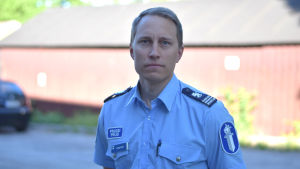 Kommissarie Markus Ramstedt, Västra Nylands polisinrättning Porträttbild på kommissarie Markus Ramstedt.
