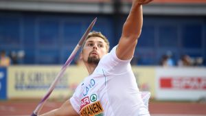 Antti Ruuskanen öppnade tävlingssäsongen i Karis. (Arkivbild). Antti Ruuskanen.