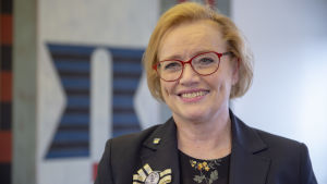 Stadsdirektör Ritva Viljanen är oroade över arbetslösheten i Vanda. Ritva Viljanen
