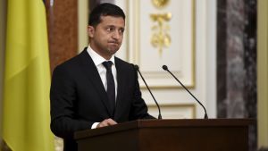 Trump bad Ukrainas president Volodymyr Zelenskyj att utreda Biden Ukrainas president Volodymyr Zelenskyj