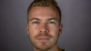 Joel Edström Närbild av Joel Edström