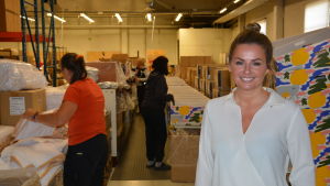 Logistikas Hankintas affärschef Johanna Lainio. Johanna Lainio, Logistikas Hanhinta