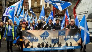 Skottarna verkar ivrigare på en ny folkomröstning än för fem år sedan Marsch i Glasgow 2.11.2019