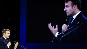 Macron tyckte till en början att en statsledare ska vara lik Jupiter Emmanuel Macron 12.11.2019
