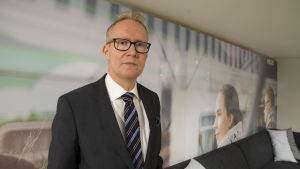 VR:s verkställande direktör Rolf Jansson. Rolf Jansson on Vr:n pääjohtaja.