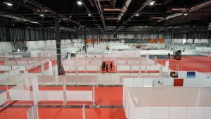 Mässcentret Ifema i Madrid används nu som vårdutrymme 21.3.2020 Mässcentret Ifema i Madrid används nu som vårdutrymme 21.3.2020