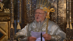 Den ekumeniska patriarken Bartholomeus I, andlig ledare för cirka 300 miljoner ortodoxa kristna i världen, med bas i Istanbul Den ekumeniska patriarken Bartholomeus I, andlig ledare för cirka 300 miljoner ortodoxa kristna i världen, med bas i Istanbul