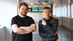 Podd-duon Mattias Simonsen och Anders Nordenswan. Mattias Simonsen och Anders Nordenswan.