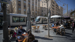 Restauranger i Israel får hålla öppet igen. Jerusalem 7.3.2021 Restauranger i Israel får hålla öppet igen. Jerusalem 7.3.2021