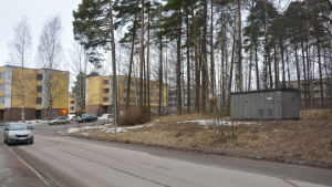 Tempelplatsen i Karis, tomten som Björn Siggberg donerar till ett eventuellt stadshus. Tomten i Karis där det skulle kunna byggas ett stadshus i Raseborg.