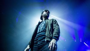 M. Shadows (arkivbild) Vokalisten M. Shadows från bandet Avenged Sevenfold