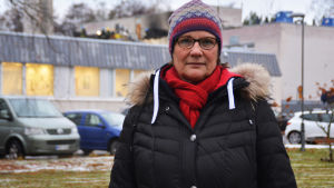 Grundtrygghetsdirektör Elisabeth Kajander är lättad över att de nyrenoverade delarna av hälsovårdscentralen klarade sig undan branden. Elisabeth Kajander.