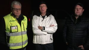 Destias Tom Eliasson träffade Solbergbon Kaj Karlstedt och entreprenören Thomas Lindqvist. Tom Eliasson från Destia, Solbergbon Kaj Karlstedt och entreprenören Thomas Lindqvist.