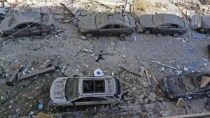 Människorättsorganisationer kräver en oberoende utredning av explosionen Förstörelse efter explosion i Beirut