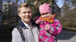 Jaan Siitonen från SFP vill skapa en stad där flera pappor vill engagera sig i familjefrågor Jan Siitonen RKP, Helsinki