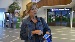 Roáo de la Vega visste inte om strejken när hon kom till tågstationen. Roáo de la Vega visste inte om strejken när hon kom till tågstationen.