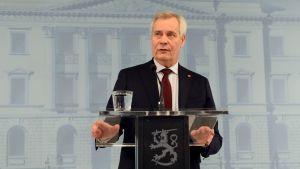 Laganda är viktigt för Antti Rinne Antti Rinne under presskonferensen den 3 december då han avgick