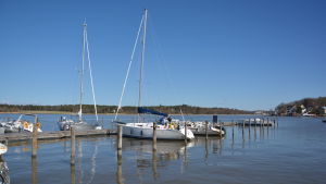 Intresset för segling har ökat under coronapandemin. Segelbåtar ligger förtöjda vid en brygga.
