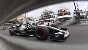 Valtteri Bottas. Valtteri Bottas i farten i Monaco.