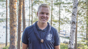 Robert Holmberg är vice kårchef för Fribytarna. Robert Holmberg i kugghamnen