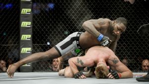 Anthony Johnson besegrade hemmafavoriten Alexander Gustafsson genast i den första ronden. Anthony Johnson på Alexander Gustafsson, UFC i Stockholm, januari 2015