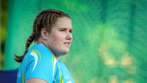Silja Kosonen har 37 centimeter upp till Europarekordet i U20-klassen. Slija Kosonen i FM 2020.