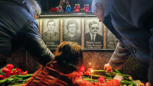 Minnesceremoni 26.4.2016 - 30 år efter kärnkraftskatastrofen i Tjernobyl.